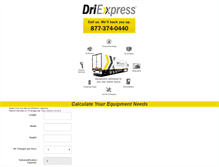 Tablet Screenshot of driexpress.com